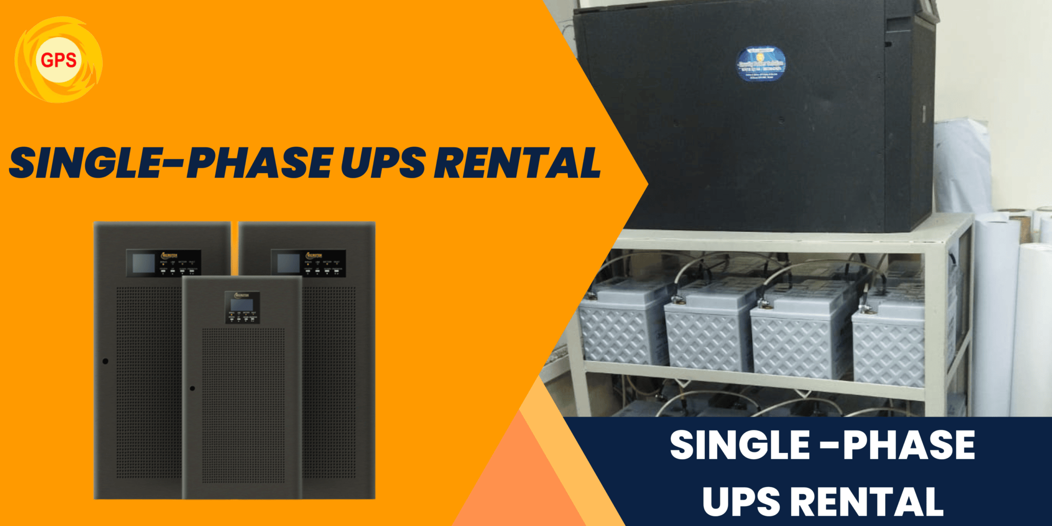 SINGLE PHASE UPS RENTAL - Gravity Power Solution