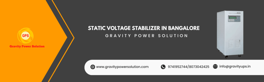 Static Voltage Stabilizer In Bangalore