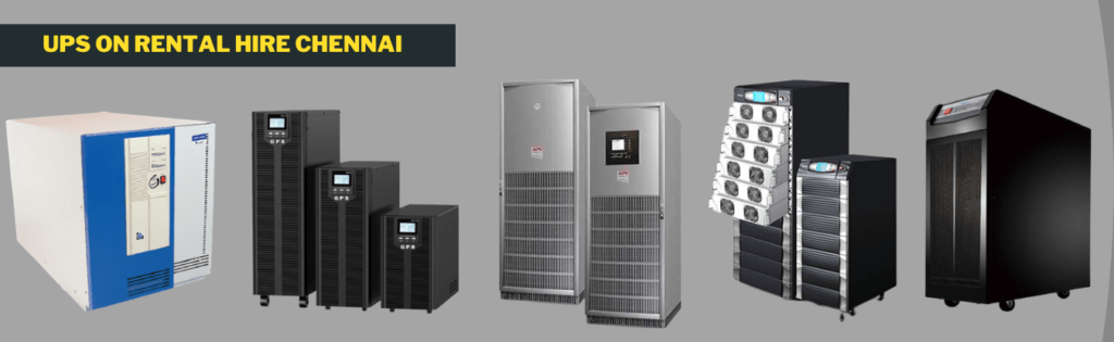 UPS on rental hire in Chennai by Gravity Power Solution for online and industrial UPS systems
