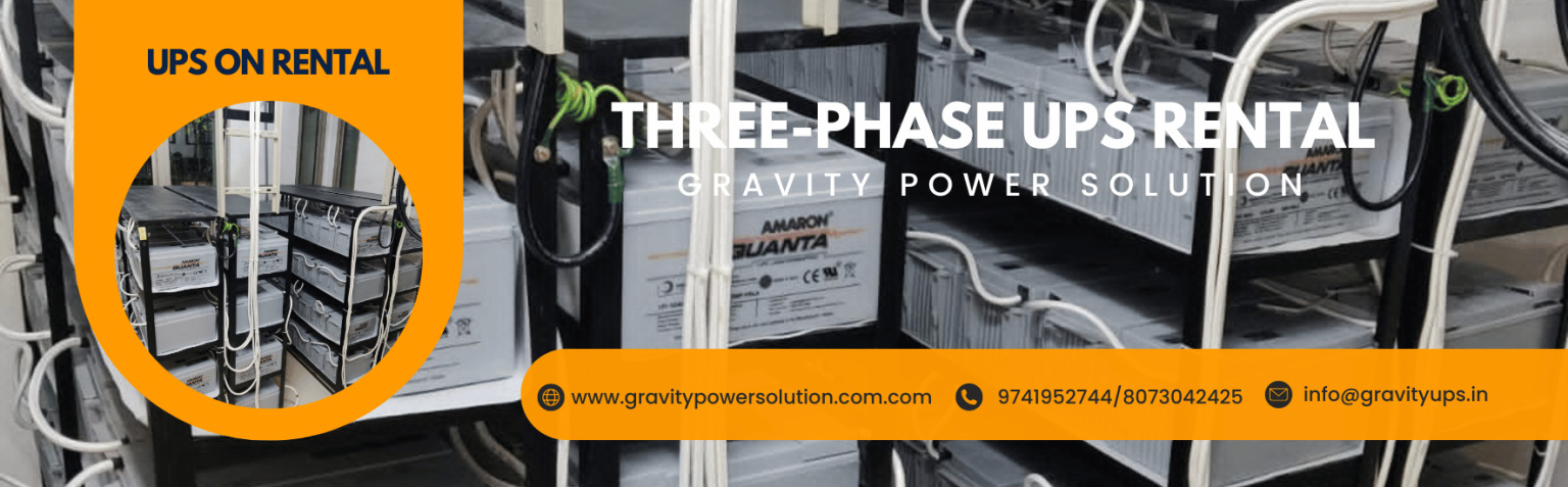 THREE PHASE UPS RENTAL 1 Three phase UPS rental services by Gravity Power Solution