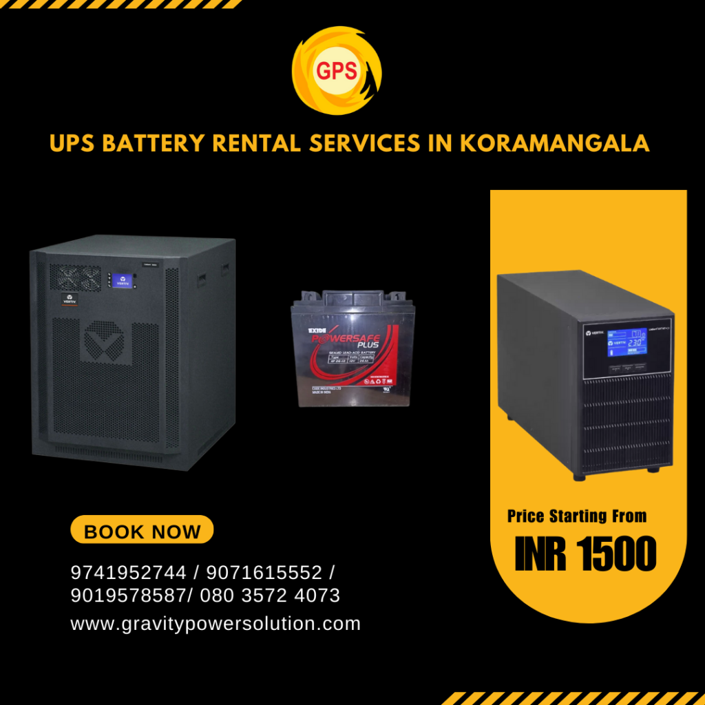 Affordable Ups battery rental services in Koramangala bangalore 3 Power Backup UPS Rentals In Koramangala