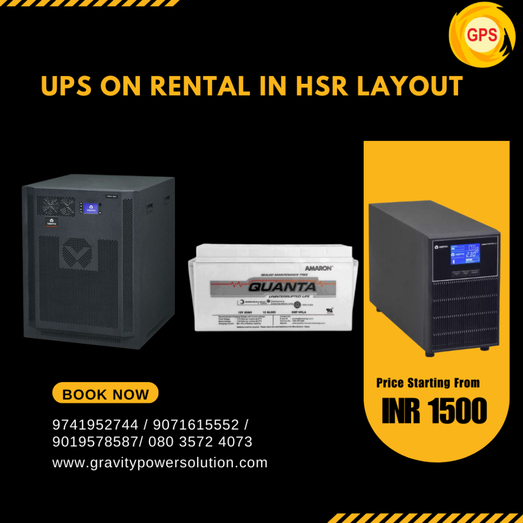 UPS Rentals in HSR Layout Bangalore