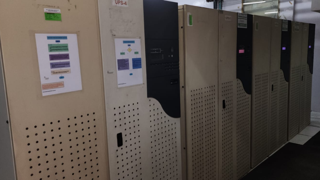Industrial online UPS systems installed for data center power backup