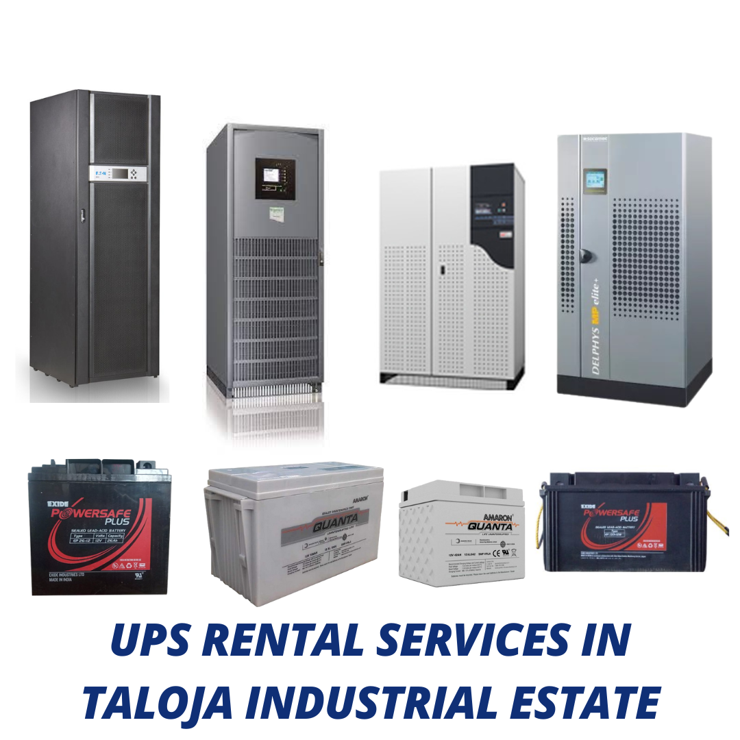 Industrial online UPS rental system for manufacturing plant