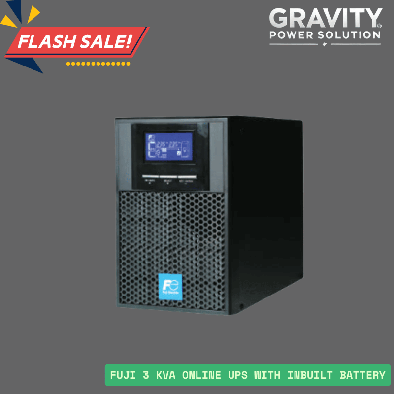 FUJI 3 kva online ups with inbuilt battery