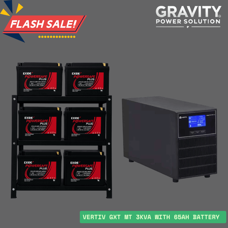 Vertiv GXT MT 3kVA Online UPS with 65Ah Battery