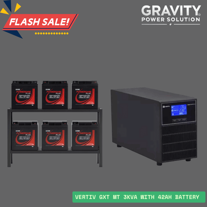 vertiv gxt mt 3kva WITH 42AH battery