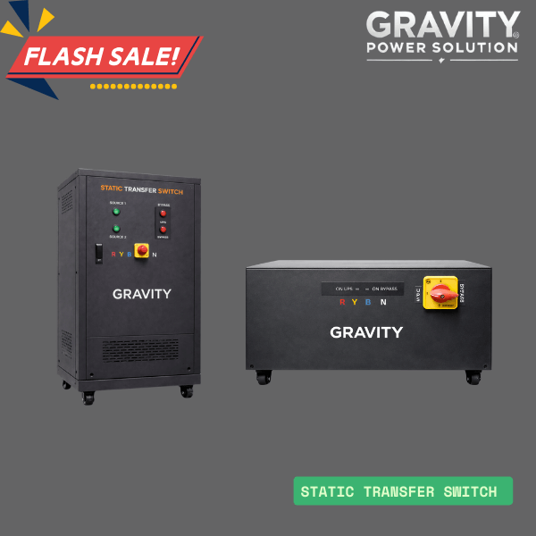 Static Transfer Switch STS panel for UPS redundancy – Gravity Power Solution