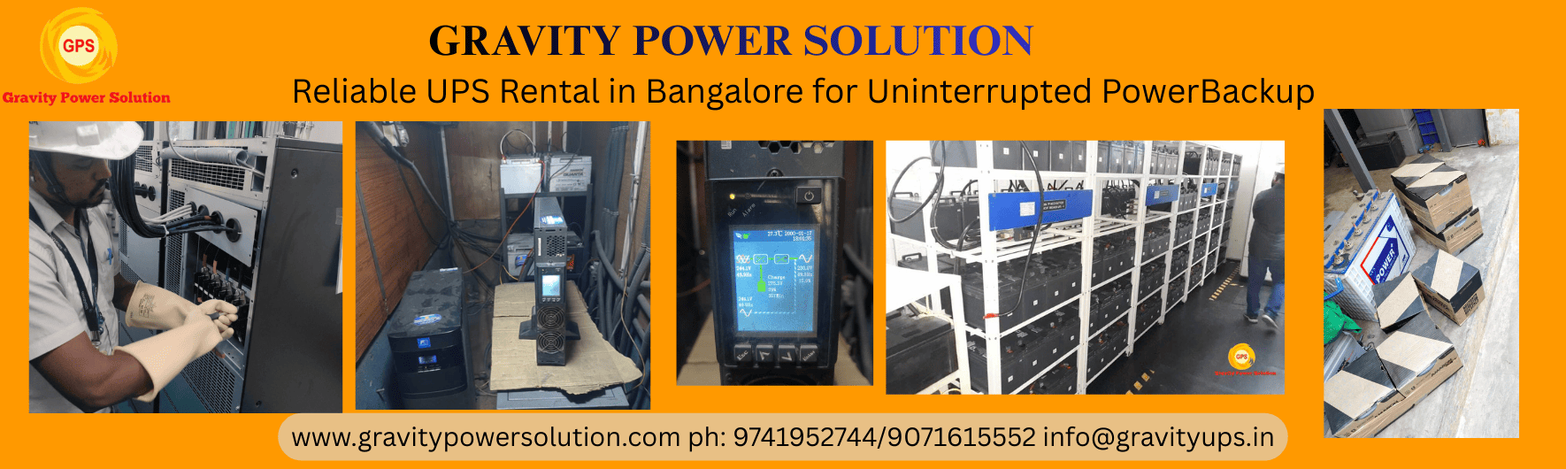 UPS rental services in Bangalore for offices and industries – Gravity Power Solution
