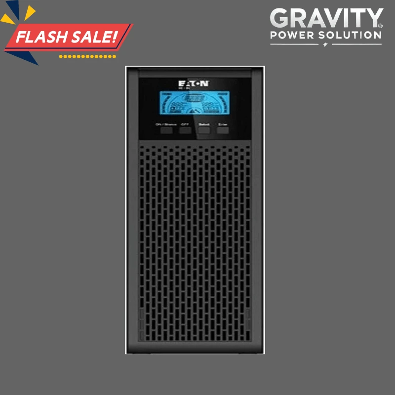 Eaton 6kVA compact online UPS with 26Ah battery backup system for server rooms, networking equipment and IT infrastructure power protection
