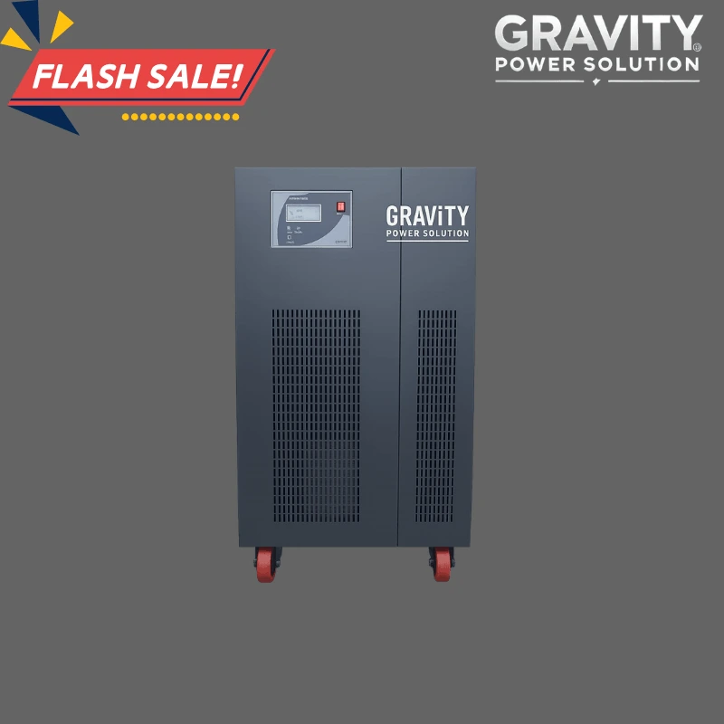 GPS 6kVA Online UPS with 65Ah battery backup industrial three phase UPS cabinet system for server rooms and IT infrastructure