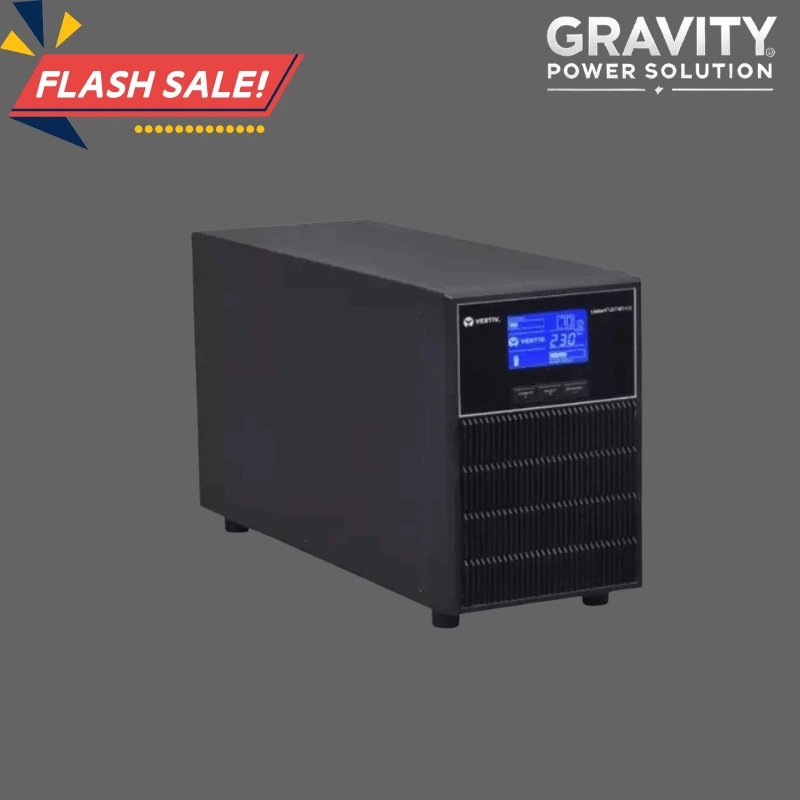 Vertiv 6kVA online UPS with 26Ah battery power backup system for server rooms, networking equipment and IT infrastructure